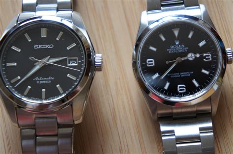 rolex explorer vs sarb035|Rolex Explorer 1 AlternativeSeiko SARB033 .